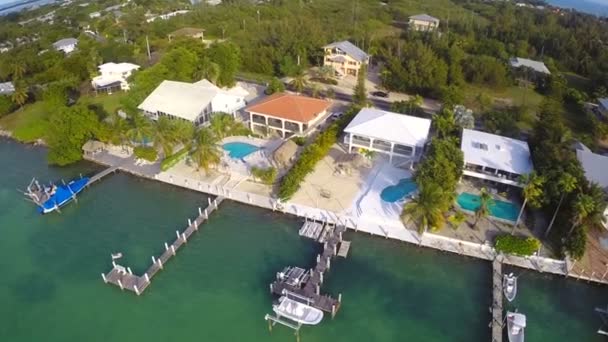 Huizen in de florida keys — Stockvideo