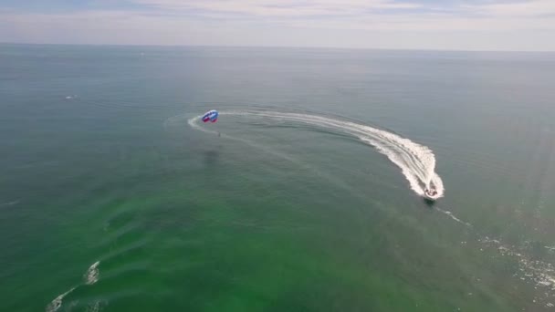 Parasail Miami Beach — Stock video