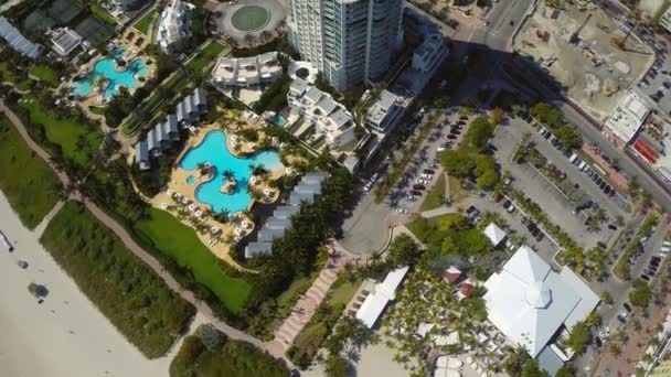 Miami beach na Florydzie architektura — Wideo stockowe