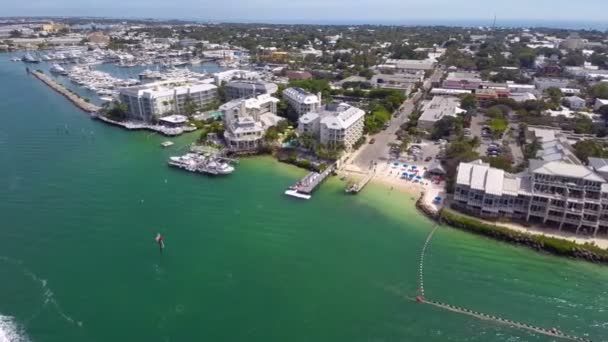 Imágenes aéreas de Key West Florida — Vídeo de stock