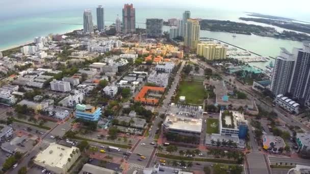 Zuid-miami beach — Stockvideo