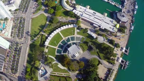 Video aéreo del Bicentenario del Parque — Vídeo de stock