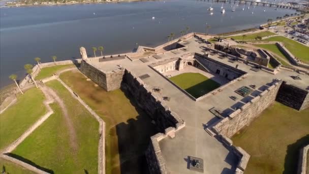 Castillo De San Marcos en San Agustín — Vídeos de Stock