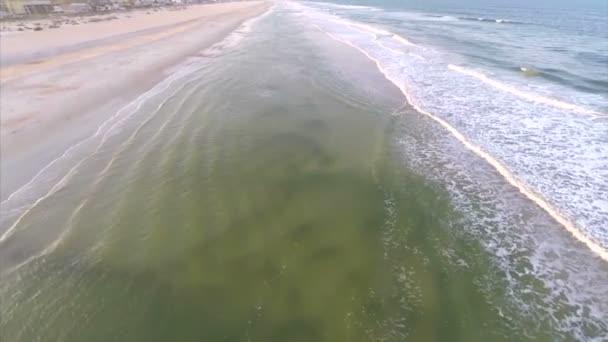 Luchtfoto st augustine beach florida — Stockvideo