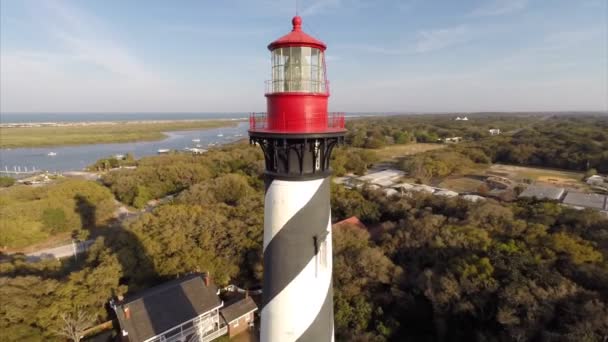 St augustine leuchtturm — Stockvideo