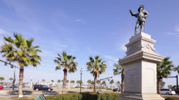 Ponce De Leon em St Augustine Florida — Vídeo de Stock