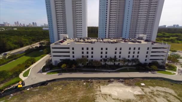 Vývoj architektury Miami — Stock video