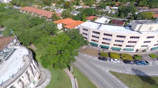 Coral Gables Prefeitura histórica — Vídeo de Stock