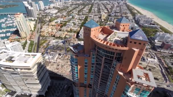 Miami Beach rascacielos — Vídeos de Stock