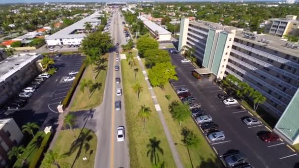 Vídeo aéreo de Hallandale Florida — Vídeo de Stock