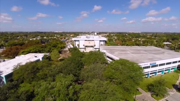 Luchtfoto video van hollywood florida — Stockvideo