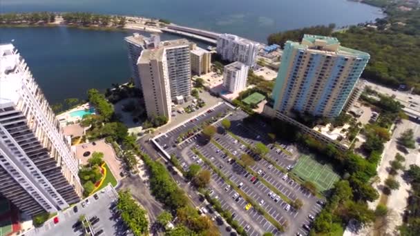 Antena drone Miami video — Vídeos de Stock