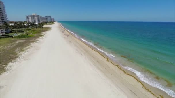 Strand von Fort Lauderdale — Stockvideo