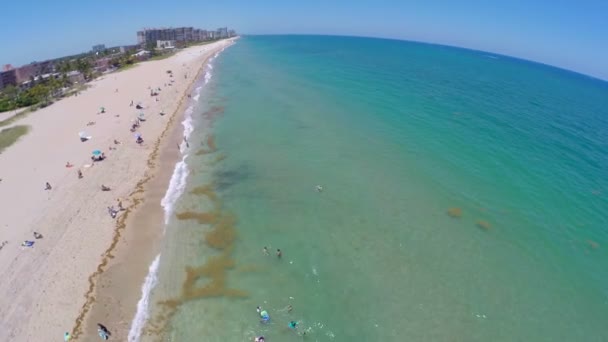 Lauderdale-stranden ved Fort Lauderdale – stockvideo