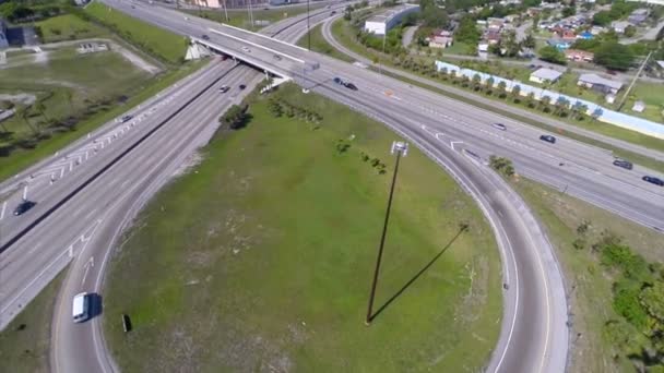 在迈阿密的金色的空地交汇处 — 图库视频影像