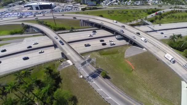 Golden Glades Interchange в Майами — стоковое видео