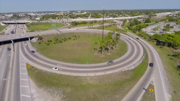 Golden Glades Interchange in Miami — Stockvideo