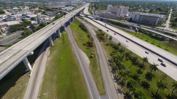 Arany tisztások interchange Miamiban — Stock videók
