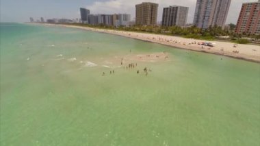 miami Beach insanların hava video