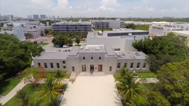 Aerial video Collins Park Miami Beach — Stock Video