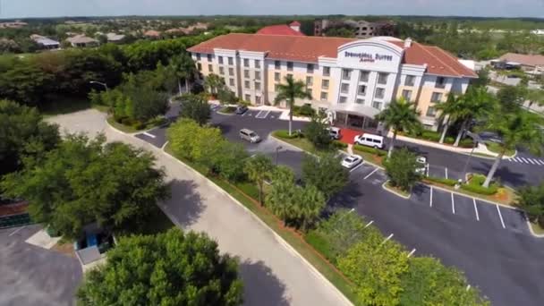 Aerial video Springhill Suites — Stock Video