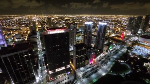 Praia miami aérea — Vídeo de Stock