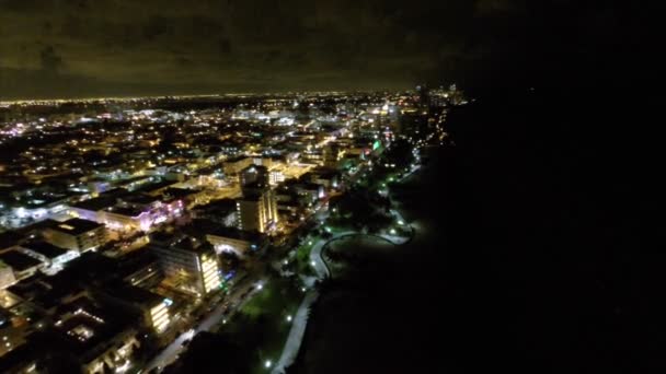 空中的迈阿密海滩 — 图库视频影像