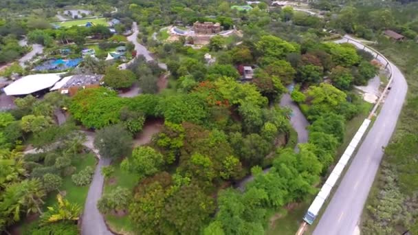 Vídeo aéreo do Metro Zoo Miami — Vídeo de Stock