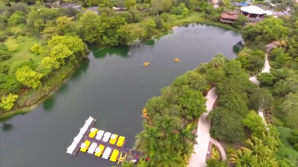 Vídeo aéreo Zoológico Miami metro — Vídeo de Stock