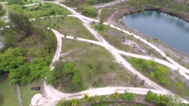 Vídeo aéreo Zoológico Miami metro — Vídeo de Stock