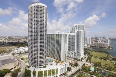 Opera Tower Miami stock image clipart