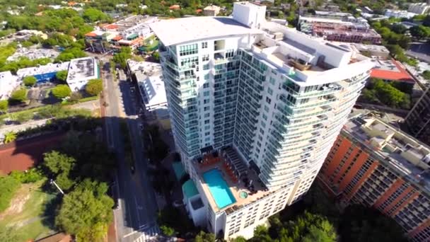 Video aereo Coconut Grove FL — Video Stock