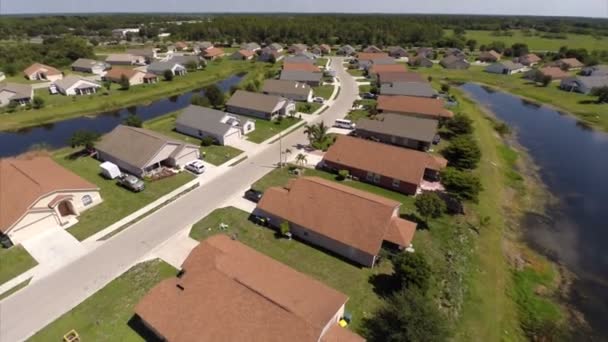 Housing community neighborhood — Stock Video