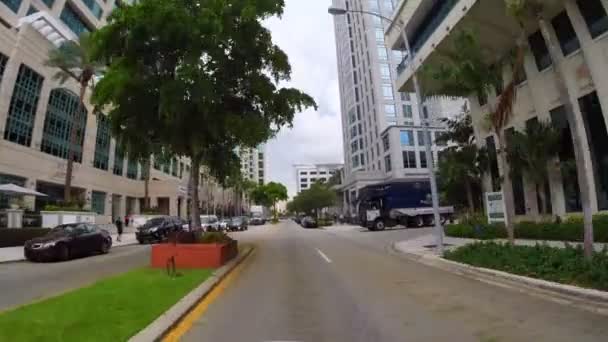 Las Olas Fort Lauderdale Florida stock vídeo — Vídeo de Stock