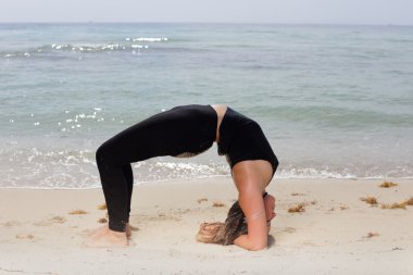 stok görüntü tertibat bandha sirsasana Yoga pose