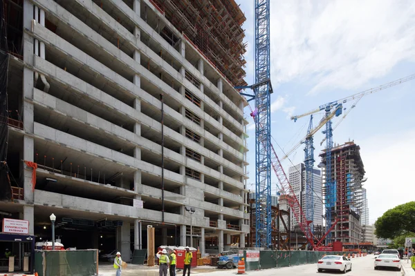 Centre-ville de Brickell en construction — Photo