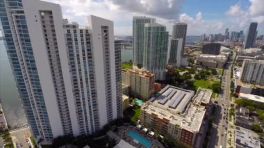 Miami bölgesindeki biscayne Bulvarı