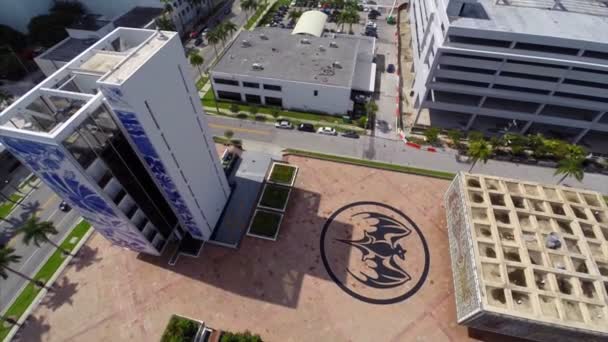 Bacardi Headquarters building in Miami — Stock Video