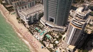 Hava kuvvetleri Diplomat Resort Hollywood FL 'i çıkardı. 5k sinematik hareket videosu