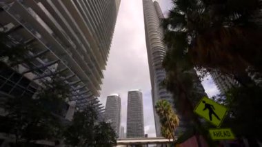 Yüksek mimari Brickell Miami FL 4k 60fps