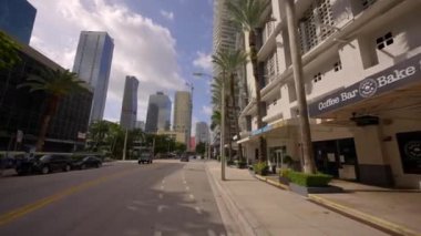 Brickell 4k şehir turunda Sonsuz Konut