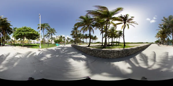 バーチャル ツアーのためのマイアミ ・ ビーチのパノラマ — ストック写真