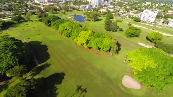 Campo de golf Hollywood Florida circa 2014 — Vídeos de Stock