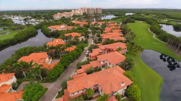 Mansiones de lujo en Miami Beach — Vídeos de Stock