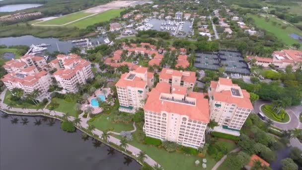 Mansiones de lujo en Miami Beach — Vídeo de stock