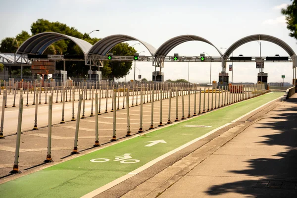 Autopista Peaje Hacia Key Biscayne — Foto de Stock