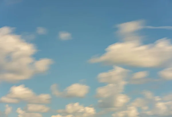 Movimiento Larga Exposición Nubes Borrosas Cielo — Foto de Stock
