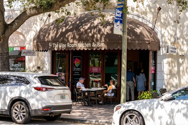 Delray Beach Estados Unidos Octubre 2021 Foto Sala Vinos Cocina — Foto de Stock