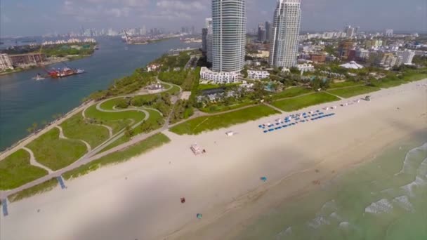 Tip of Miami Beach — Stock Video