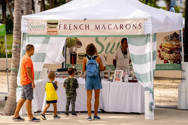 Fort Lauderdale Usa October 2021 Fort Lauderdale Farmers Market Las — Stock Photo, Image